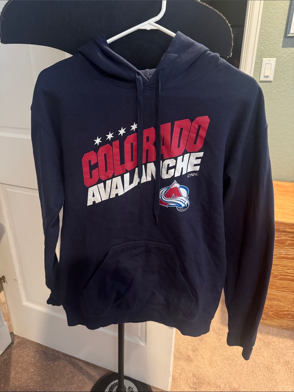Colorado Avalanche Navy Pullover Hoodie